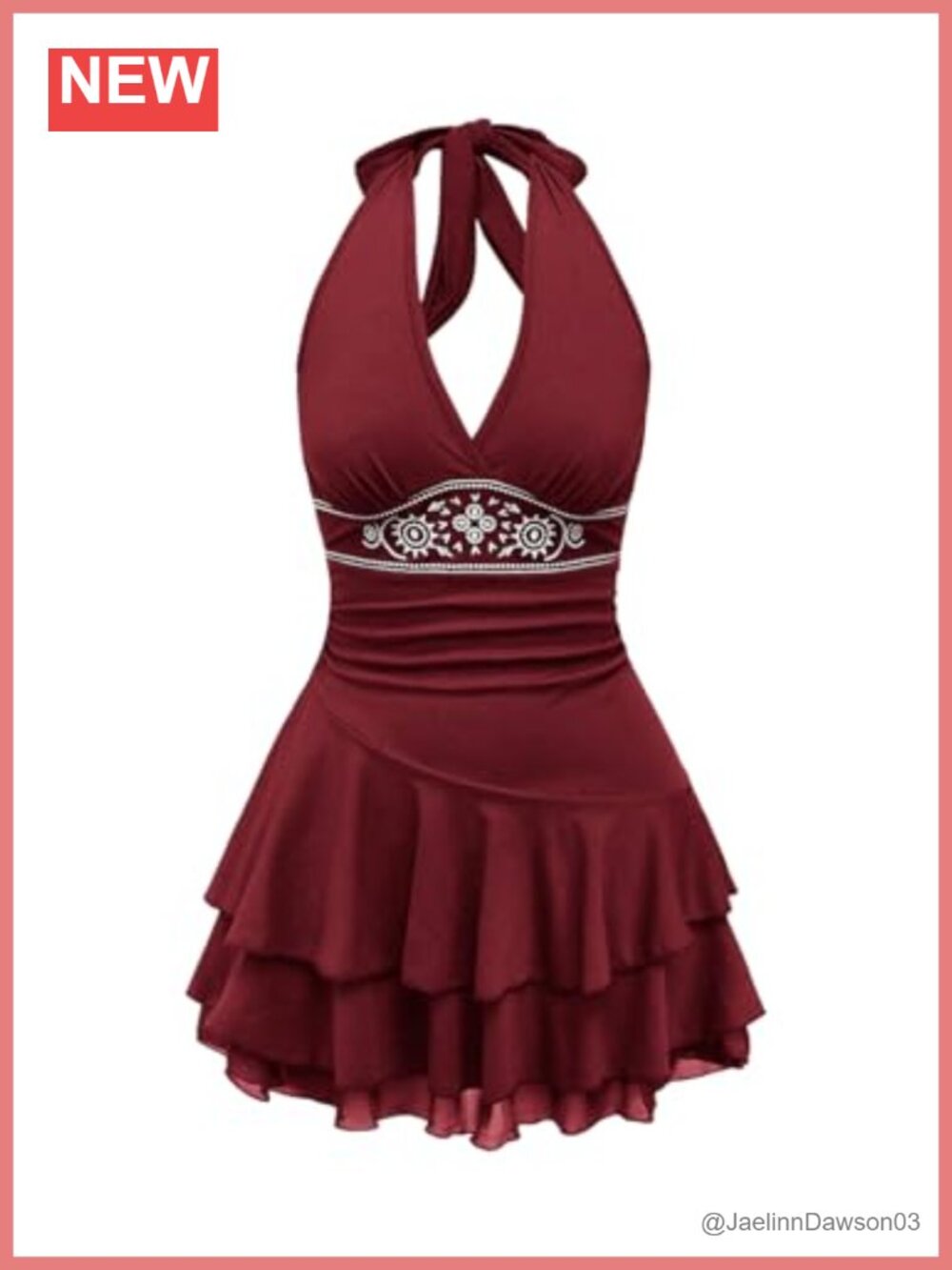 Plus Size Western Halter Neck Ruched Ruffle Mini Dress Y2K Backless